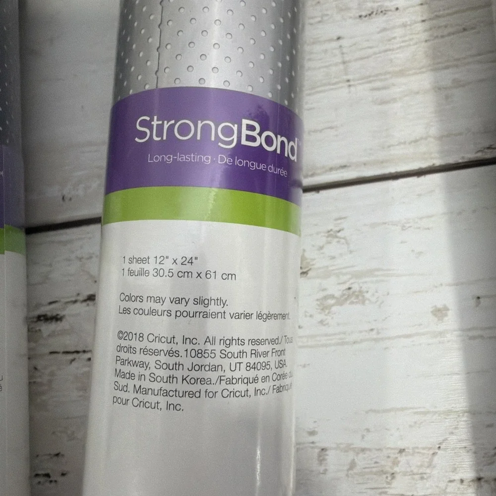 Cricut StrongBond Everyday Iron On Mesh Silver Midnight Floral Sampler Lot Of 4